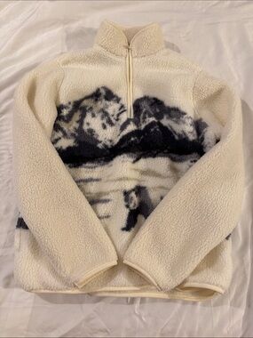 Old Navy Polar Bear Sherpa Quarter Zip